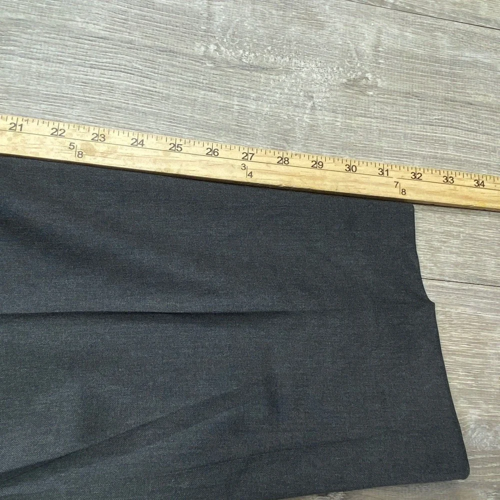 Banana Republic Dress Pants Mens 34x32 Charcoal Grey Wool Cerruti Fabric Office
